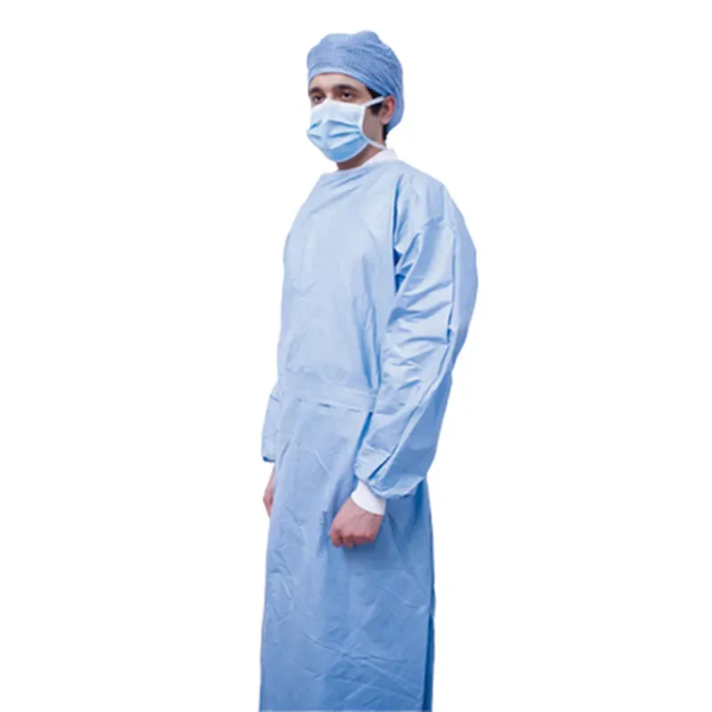 Disposable Surgeon's Sterile Surgical SMS SMMS Smmms Gown

**Title Suggestion:**  
**Sterile Surgical Gown for Surgeons**