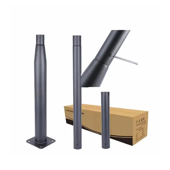 Outdoor Solar Street Poles: Split Type Parking & Sports Light Options in Galvanized 3m, 4m, 5m, 6m Sizes