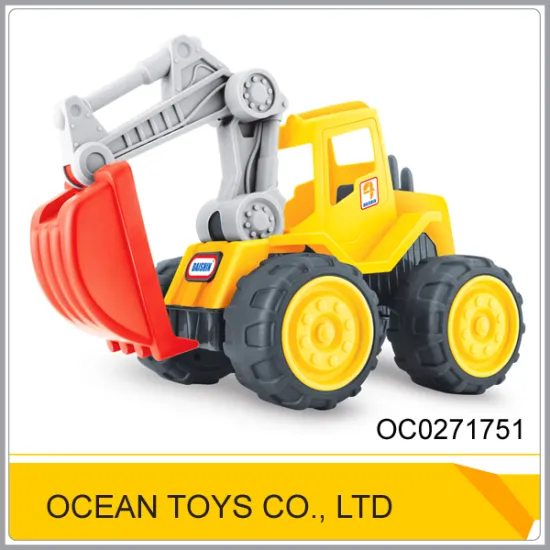 Colorful freewheel small plastic dump truck toy OC0271751