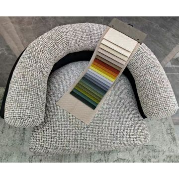 Tela de terciopelo de buen tacto en tono cálido