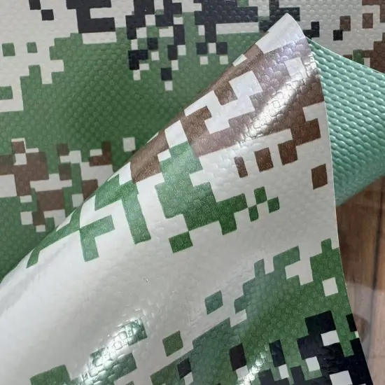 LIVITE 1000g Digital camouflage PVC awning fabric membrane