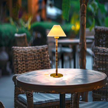 Hotel Decorative Touch Control Dimmable Rechargeable Table Lamp