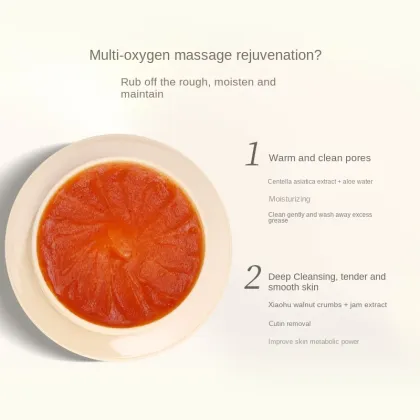 Natural Fruit and Vegetable Extract Exfoliating Cleansing Jelly Mask