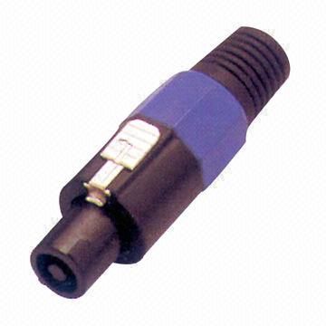 Microphone plug speak-on connector, 4 pins
