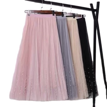 Fashion Formal Gauze Pleated dress