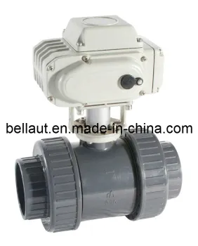 Electric PVC Ball Valve, Electric Plastic Ball Valve