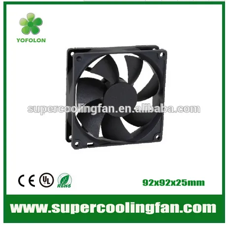92x92x25mm IP68 Waterproof level Axial flow Fan 12V