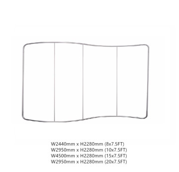 Waving Shape Tension Fabric Backdrops