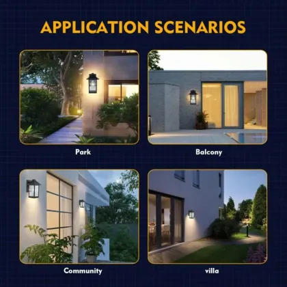 Retro Style Outdoor Wall Lamps for Modern Homes