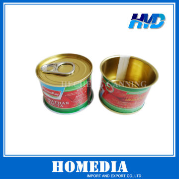 Golden coating Empty Tin container