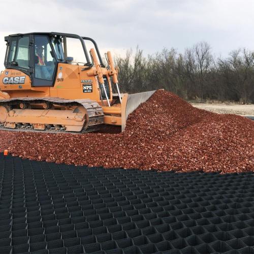 HDPE geocell geotextile for slope protection