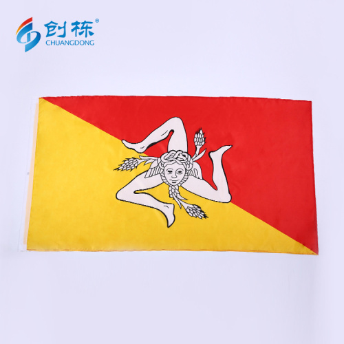 Sicily Flags of the World polyester national flag