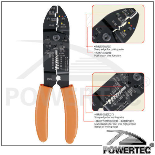 POWERTEC 8.5\" Milling Tooth Wire Stripper,Electric Wire tools