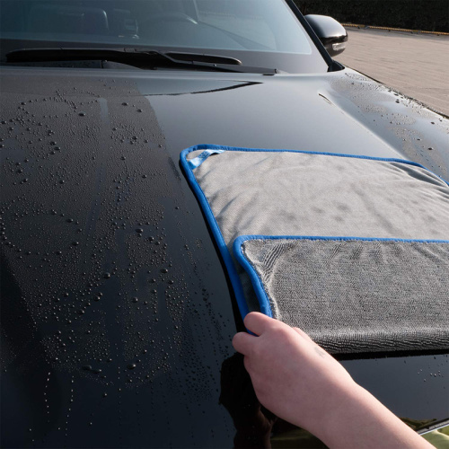 Hot sales microfiber twist cloth for car cleaning