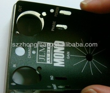 Tela de adesivo Lexan impresso sobreposição de teclado de painel de controle