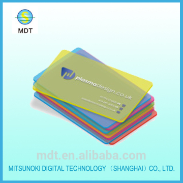 Cheap Transparent Business Card