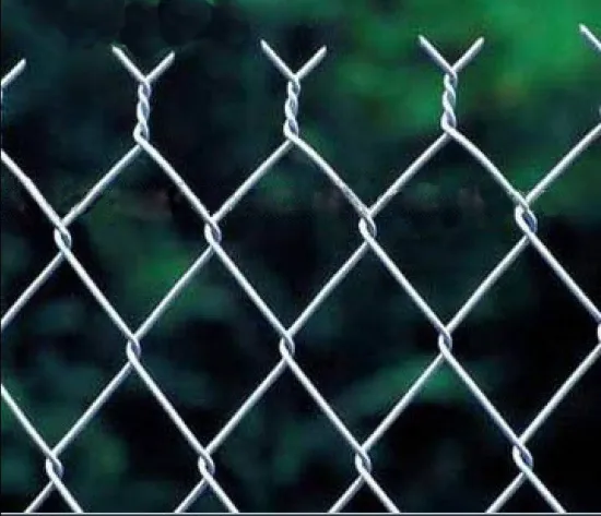 1.5m Hight Galvanized Chink Link Wire Mesh Fence Fabric For Animal Breeding