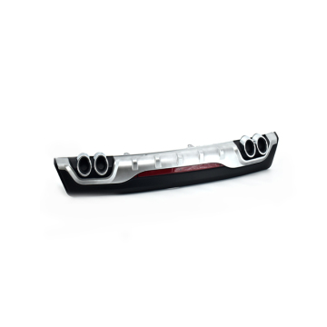 PP Car Accessories Body Kit with Exhaust Tip and Rear Bumper Lip for Corolla 2014-2018