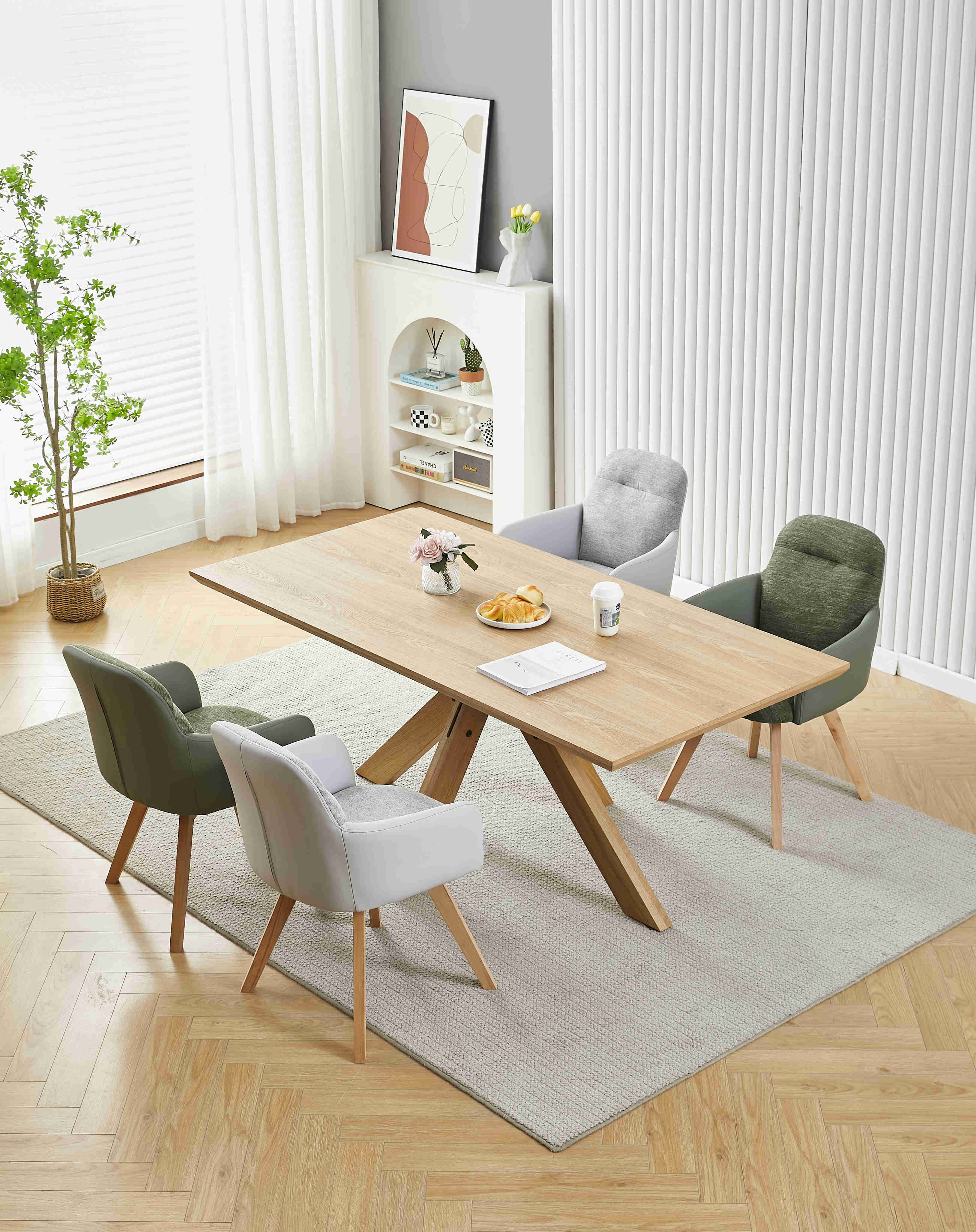 wooden dining chairs