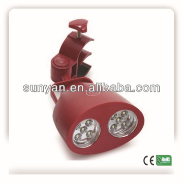 Handle mount grill light for outdoor bbq