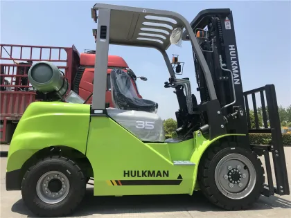 Brand New Hulkman Gasoline Power Fork Lifter 3.5 Ton