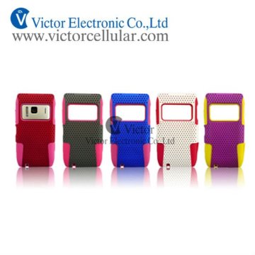 Hot sale !New Mobile phone combo mesh case for Nokia E5