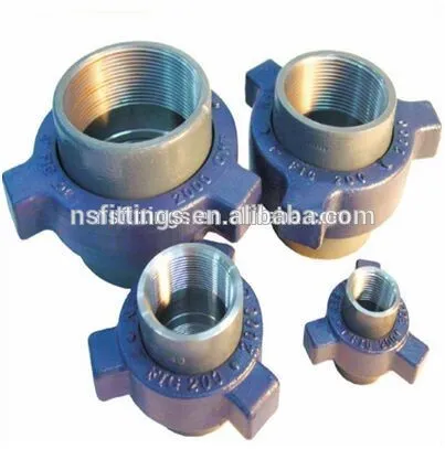 High pressure pipe fittings stainless steel fmc weco figure 200/206/400 hammer union for oil drilling