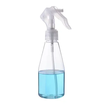 plastic empty PET green trigger spray bottle 200ml with replacement trigger for cleaning