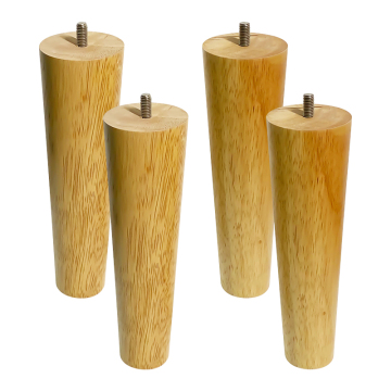 Wholesale 8 Inch Nature Color Solid Wood Wooden Furniture Sofa Chair Cabinet Legs