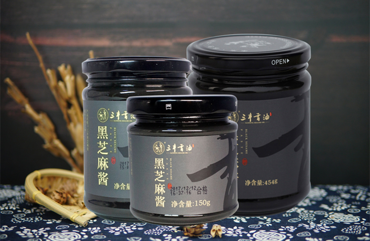 Black Sesame Paste Size