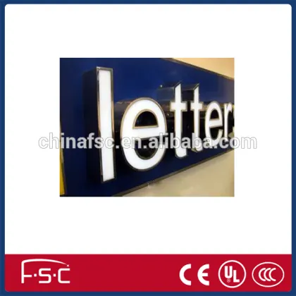 2015 Waterproof Acrylic Led Freestanding Company sign