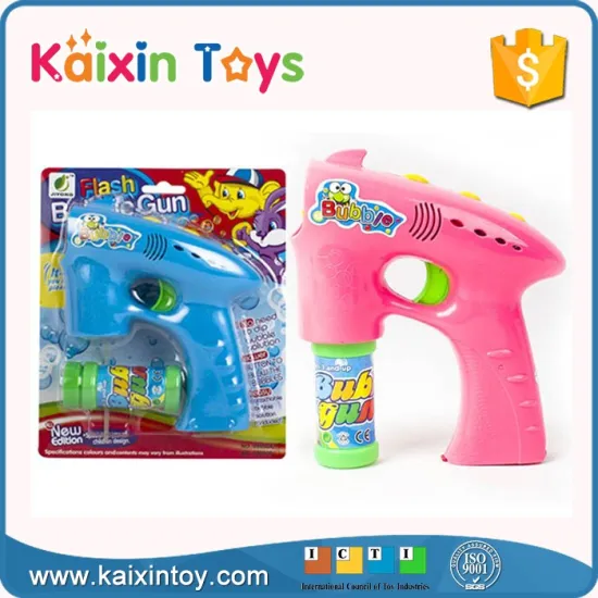 10272972 Outdoor LED Flash Electric Game Bubble Shooter For Child