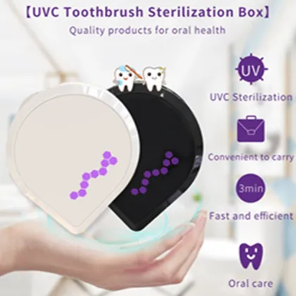 Portable Pacifier Holder Sanitizer Toothbrush Uv Light Toothbrush Sterilizer