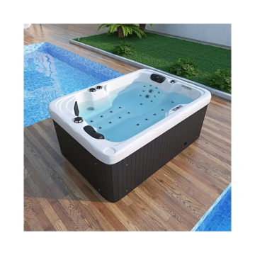 Modern buiten 2-personen vrijstaande bubbelbad met massagefuncties