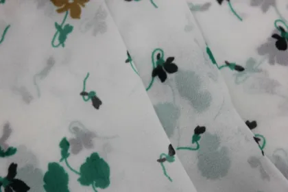 pure chiffon fabric printing dress shirt dress nonwoven