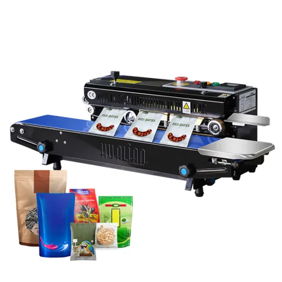 Hualian Heat Plastic Bag Oil Food Pouch Packing Mechanical Automatic Continuous Sealing Machine