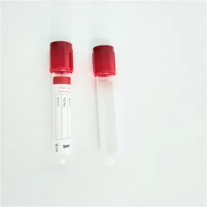 Red Cap Heparin Plain Anticoagulant Blood Collection Tube