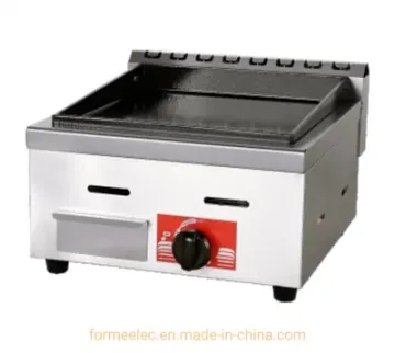 Enamel Grille Countertop Gas Grill Desktop Griddles Non-Stick Gas Griddle