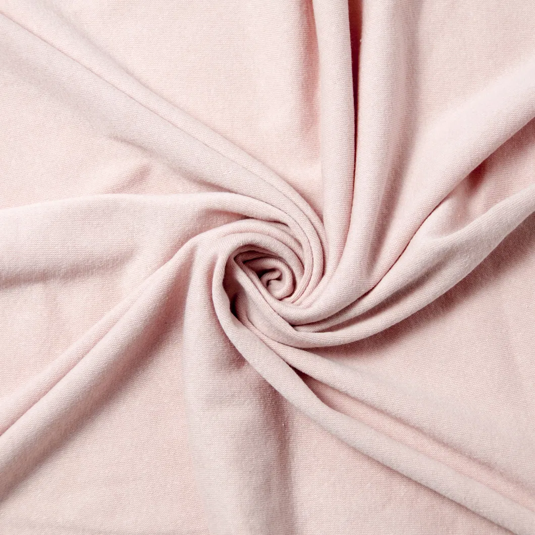 CVC 60/40 ผ้าขนหนูเฟรนช์เทอร์รี่ผ้าฟลีซพร้อมแปรงด้านหลัง