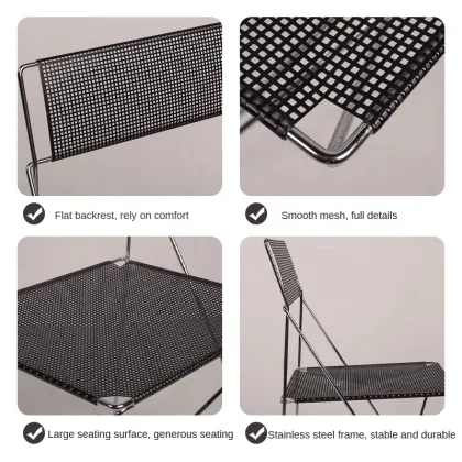 Nordic Chair Classic Design Stackable Living Room Chairs