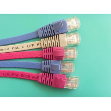 cat5e شقة التصحيح كابل الأسلاك