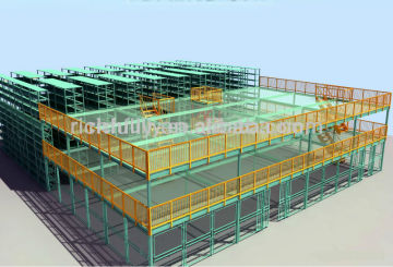Professional 3-Levels Steel Mezzanine Floor (CE and ISO Approved)
