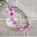 Imitation Rose Flower Garland Wedding Floral Headband