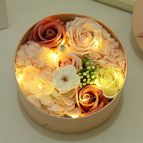 Various Sizes Velvet Round Flower Box