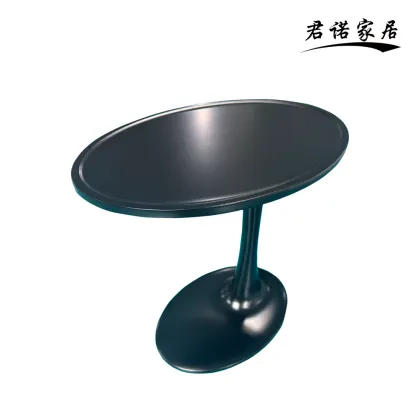 Elegant Black Mixed Paint Coffee Table
