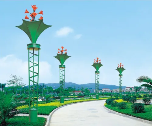 Steel Plaza Landscape Lamp