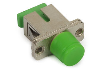 Sc / Fc Hybrid Fiber Optic Data Transmission Adapter With Ceramic / P.b Sleeve