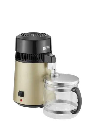 Household Stainless steel water distiller with glass bottle