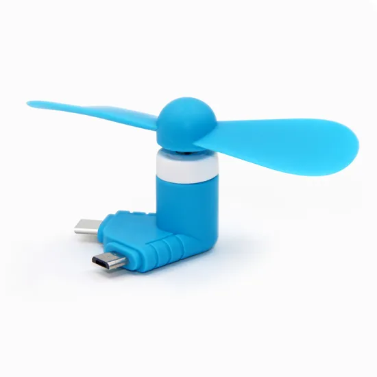 Yijiashishang 3 in 1 Portable Cell Phone Fan Mini USB Fan for Android micro usb,iOS and USB-C