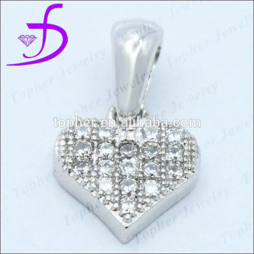 925 sterling silver jewelry manufacturer wholesale silver heart pendants